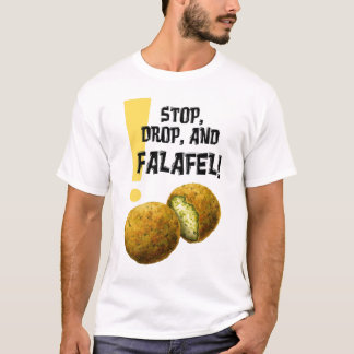 Falafel tijd is de hele tijd! فلافلك ل ع ر ب يا t-shirt
