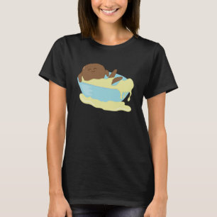 Falafel Zwemmen in Hummus Levant Food Bowl T-shirt