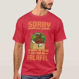 falafelbonen arabische cuisine - egypte veganvakan t-shirt