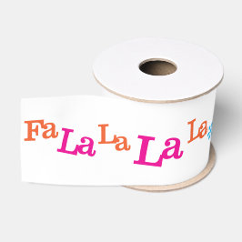 Falala 3-inch breedkorrelig lint (2 yds) - wit