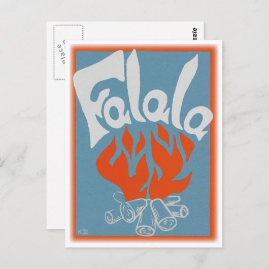 FaLaLa Briefkaart (Voorkant / Achterkant)