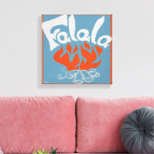 FaLaLa Canvas Afdruk (Insitu (Woonkamer))