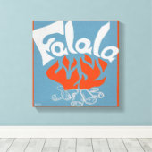 FaLaLa Canvas Afdruk (Insitu (Houten vloer))