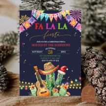 Falala Fiesta Kerst Cactus Feest