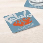 FaLaLa Kartonnen Onderzetters (Schuin)