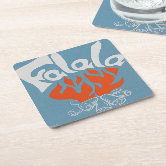 FaLaLa Kartonnen Onderzetters (Schuin)