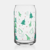 Falala-kerstbomen Blikvorm Glas (Achterkant)