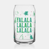 Falala-kerstbomen Blikvorm Glas (Links)