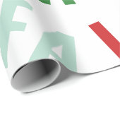 FaLaLa Kerstmis Cadeaupapier (Rol Hoek)