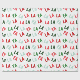 FaLaLa Kerstmis Cadeaupapier