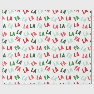FaLaLa Kerstmis Cadeaupapier