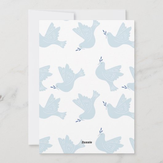 FaLaLa Kerstmis Feestdagenkaart (Achterkant)