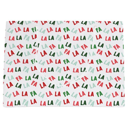 FaLaLa Kerstmis Groot Cadeauzakje (Voorkant)