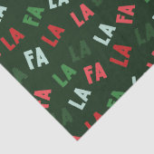 FaLaLa Kerstmis Tissuepapier (Detail)