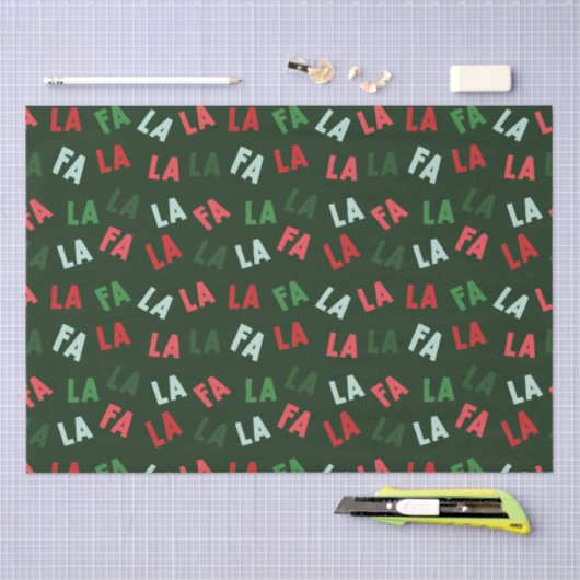 FaLaLa Kerstmis Tissuepapier (Craft)