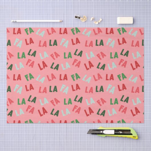 FaLaLa Kerstmis Tissuepapier (Craft)