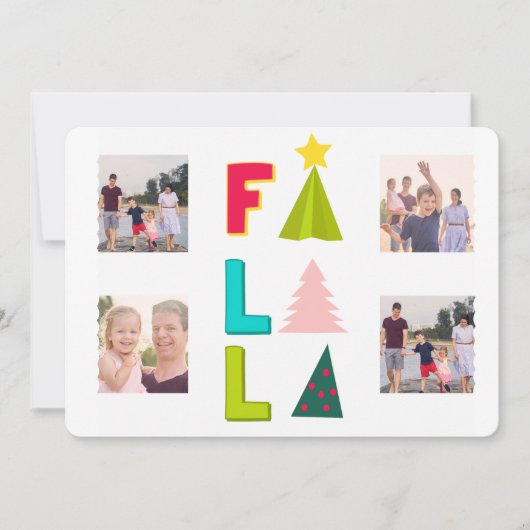 falala lama feestdagenkaart (Voorkant)