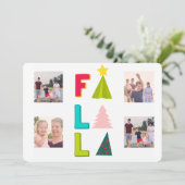 falala lama feestdagenkaart (Staand voorkant)