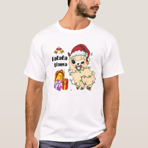 Falala Llama Funny Kerstmis T-shirt