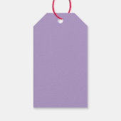 Falala Naar en Van Geruite Kerst Cadeaulabel (Achterkant)