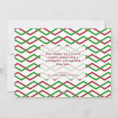 FaLaLa Waterverf, Bewerkbare Groet op Terug Feestdagenkaart (Achterkant)