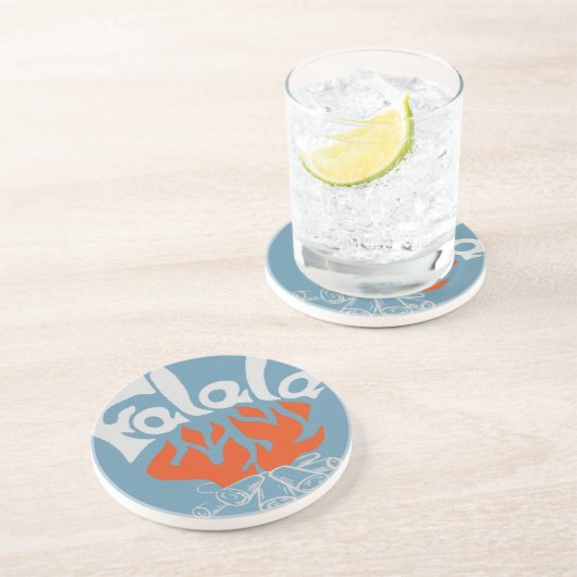 FaLaLa Zandsteen Onderzetter (Zijkant)