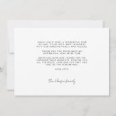 Falalala Groovy Wavy Typografie Red Christmas Feestdagenkaart (Achterkant)