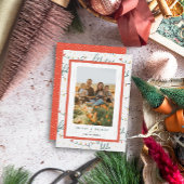 Falalala Kerstverlichting Vakantie Fotokaart Kaart