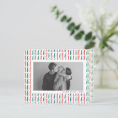 Falalala Kerstvreugde Familie Foto Kerstkaart (Staand voorkant)