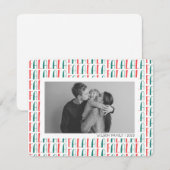 Falalala Kerstvreugde Familie Foto Kerstkaart (Voorkant / Achterkant)