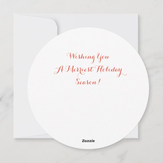 Falalala Llama-holiday-kaart - unieke vorm van een Feestdagenkaart (Achterkant)