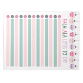 FaLaLaLa Lots to Do Christmas Shopping List Notitieblok (Voorkant)