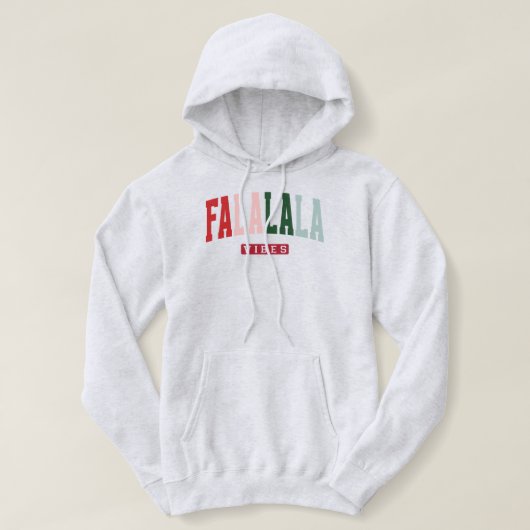 FALALALA VIBES Holiday Hoodie (Design voorkant)