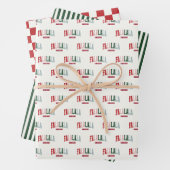 FALALALA VIBES Holiday Inpakpapier Vel (In situ)