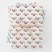 FALALALA VIBES Holiday Inpakpapier Vel (In situ)