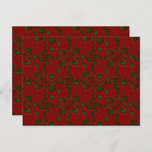 Falalalala Briefkaart (Voorkant / Achterkant)