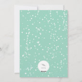 Falalalala Brush Calligrafiestars Modern Foto Feestdagenkaart (Achterkant)