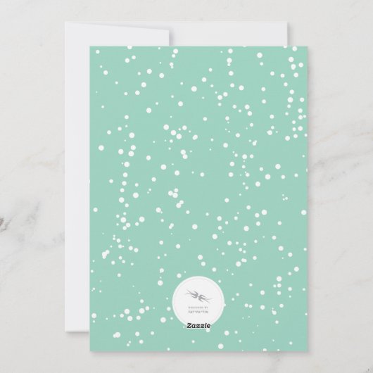 Falalalala Brush Calligrafiestars Modern Foto Feestdagenkaart (Achterkant)