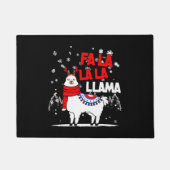 Falalalala Llama kerstcadeau Deurmat (Voorkant)
