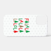 FaLaLaLaLaLaLa Kerstbomen Sneeuwvlokken Case-Mate iPhone Case (Achterkant (horizontaal))