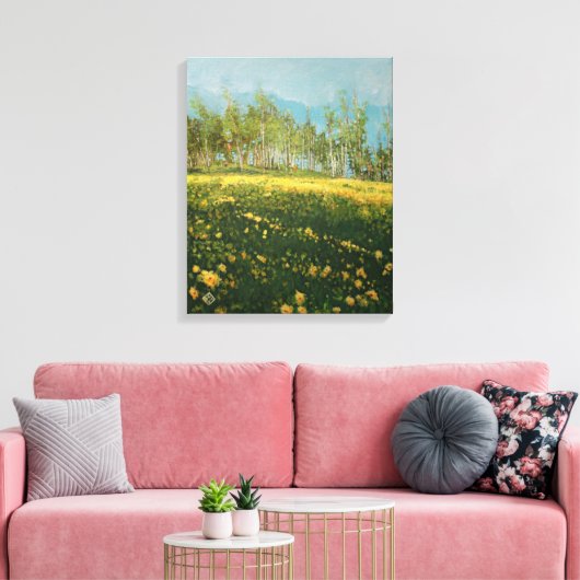 falanx canvas afdruk (Insitu (Woonkamer))