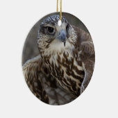 Falco cherrug keramisch ornament (Rechts)