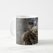 Falco cherrug koffiemok (Voorkant links)