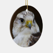 Falco cherrug Portrait Keramisch Ornament (Rechts)