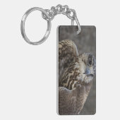 Falco cherrug sleutelhanger (Voorkant Links)