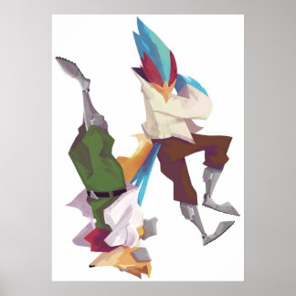 Falco en Fox Poster
