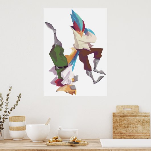 Falco en Fox Poster (Keuken)