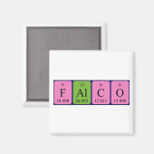 Falco periodieke table name magnet (Voorkant / Achterkant)