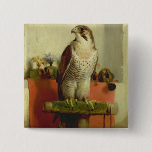 Falcon 1837 vierkante button 5,1 cm