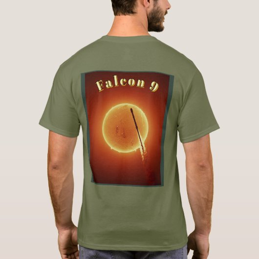 Falcon 9 t-shirt (Achterkant)